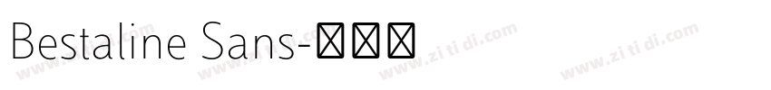 Bestaline Sans字体转换